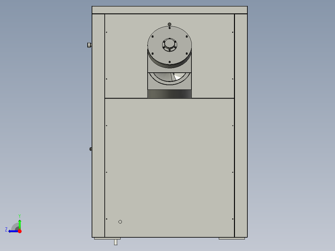 生活垃圾粉碎回收装置右视图
