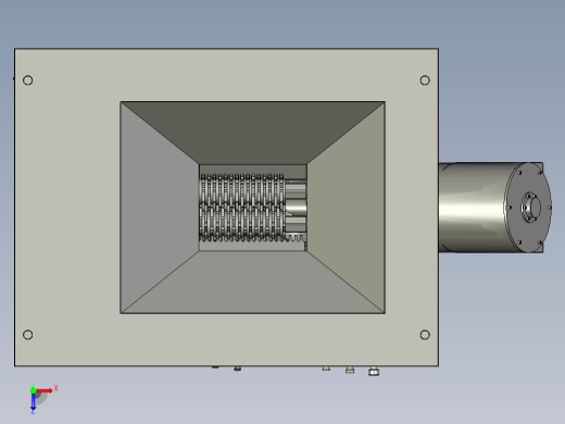 生活垃圾粉碎回收装置俯视缩略图