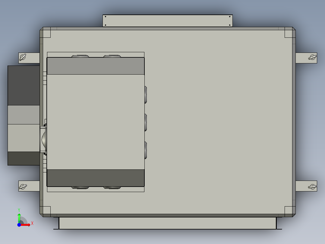 粉末涂料用的稳定型高压风机前视图