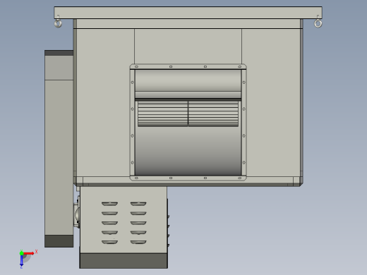 粉末涂料用的稳定型高压风机俯视缩略图