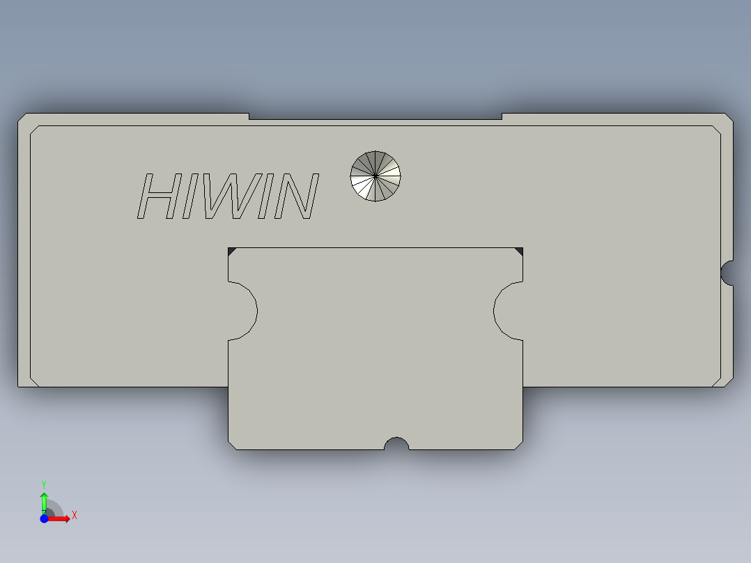 MGN7C1R27Z1CM(2孔分中E6+6)前视图