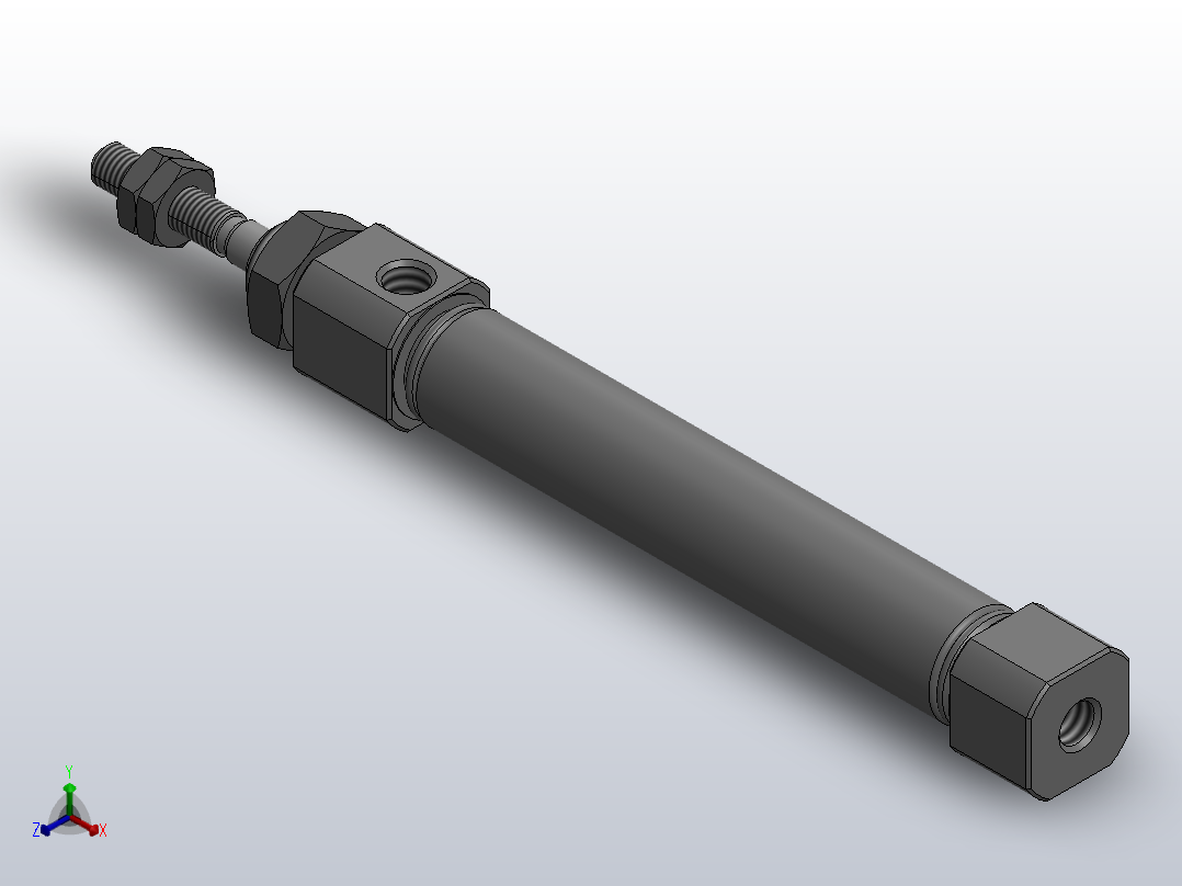 气缸PB10x40_R_LB__0_主视图