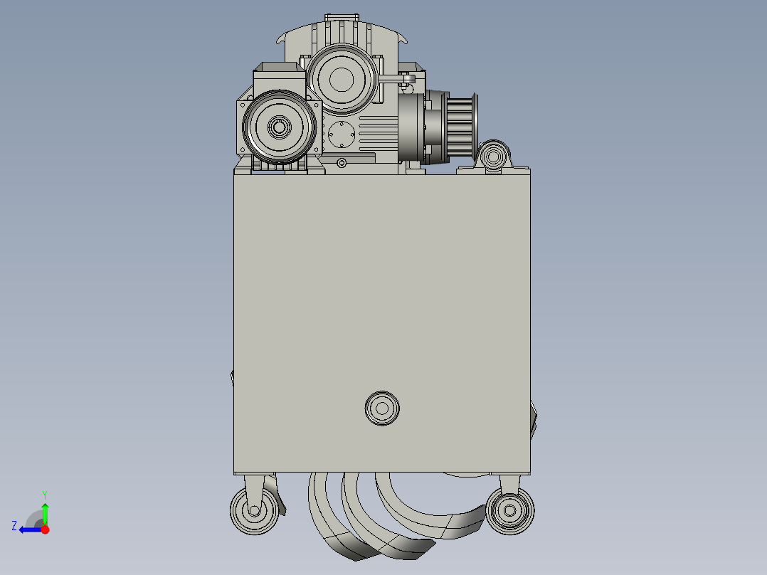 抛翻装置右视图