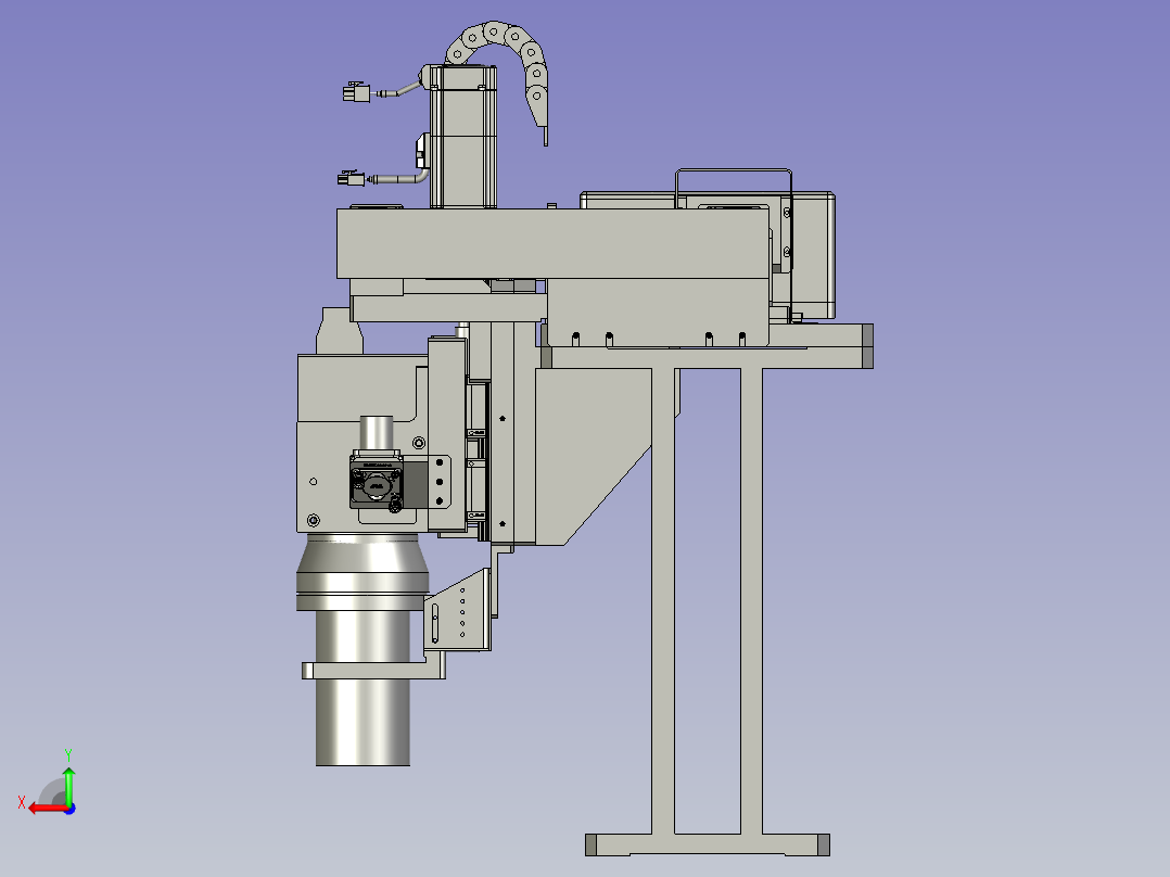 全自动铜膜天线切割检测自动化生产线S2d01-002激光切割组件后视图