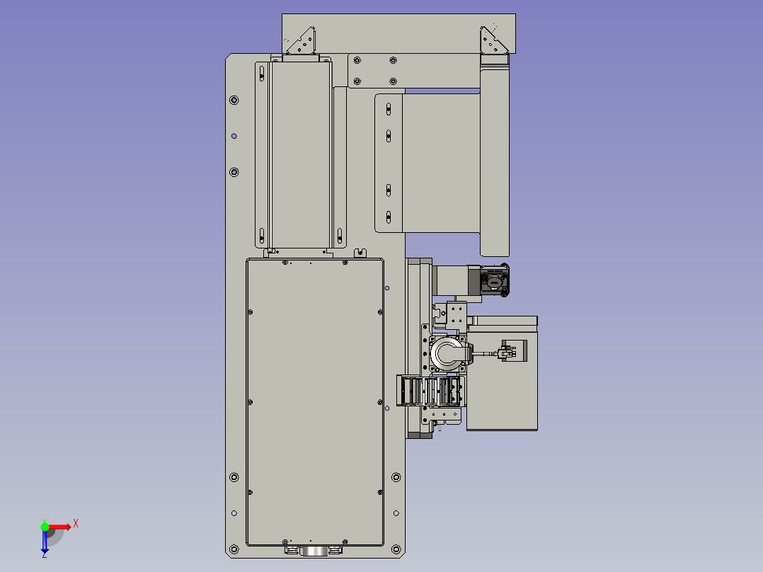 全自动铜膜天线切割检测自动化生产线S2d01-002激光切割组件俯视图