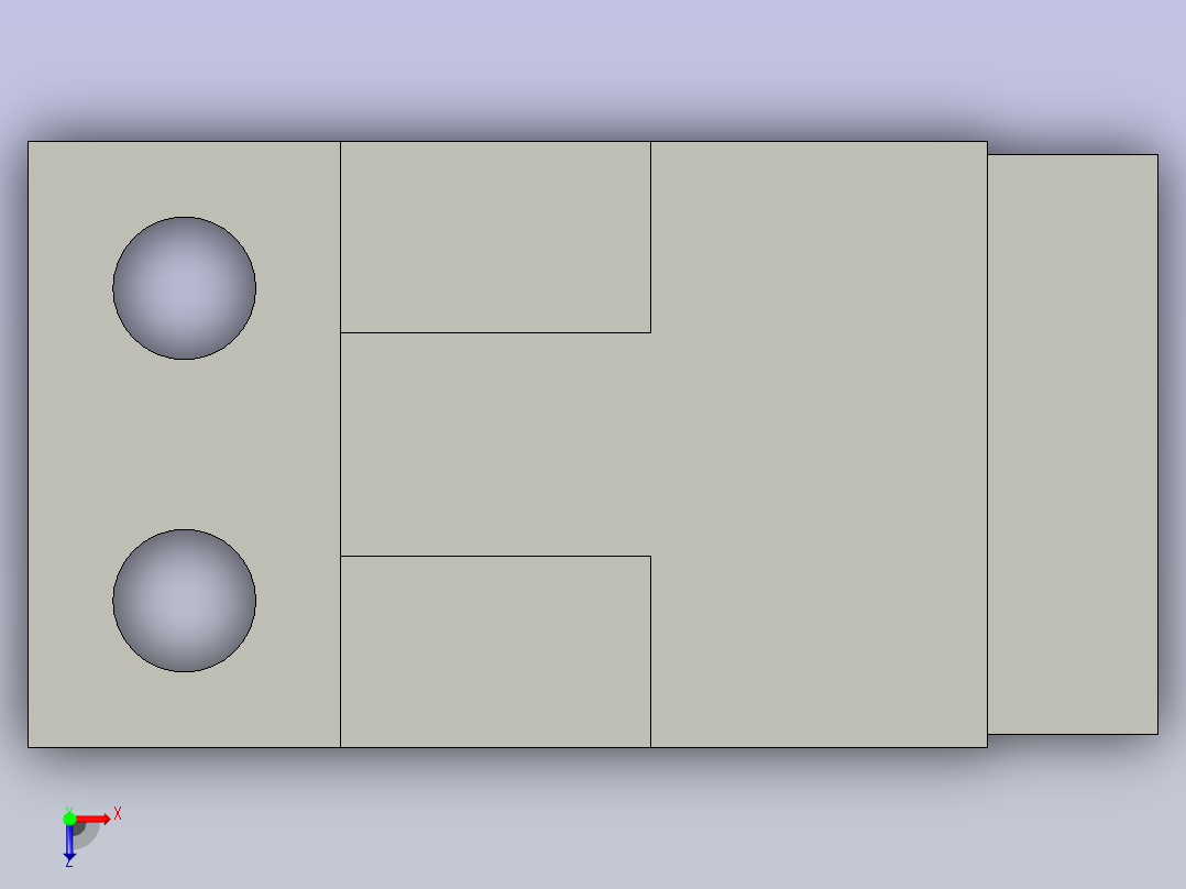 欧姆龙传感器EE-SX674ld俯视图