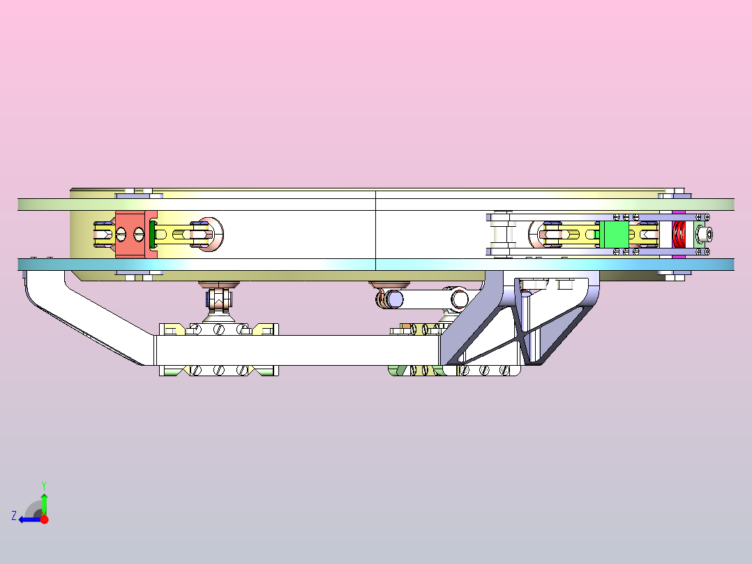 大镜子支架右视图