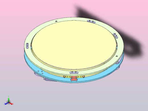大镜子支架正等轴测缩略图
