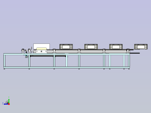 一款步进送料定位机3D图纸右视缩略图