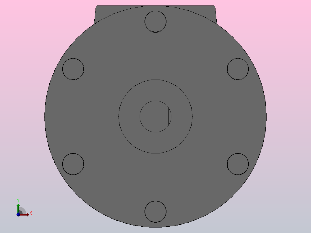 CRB2 叶片旋转气缸(带角度调整单元)[CRB2BWU20-90SZ]前视图