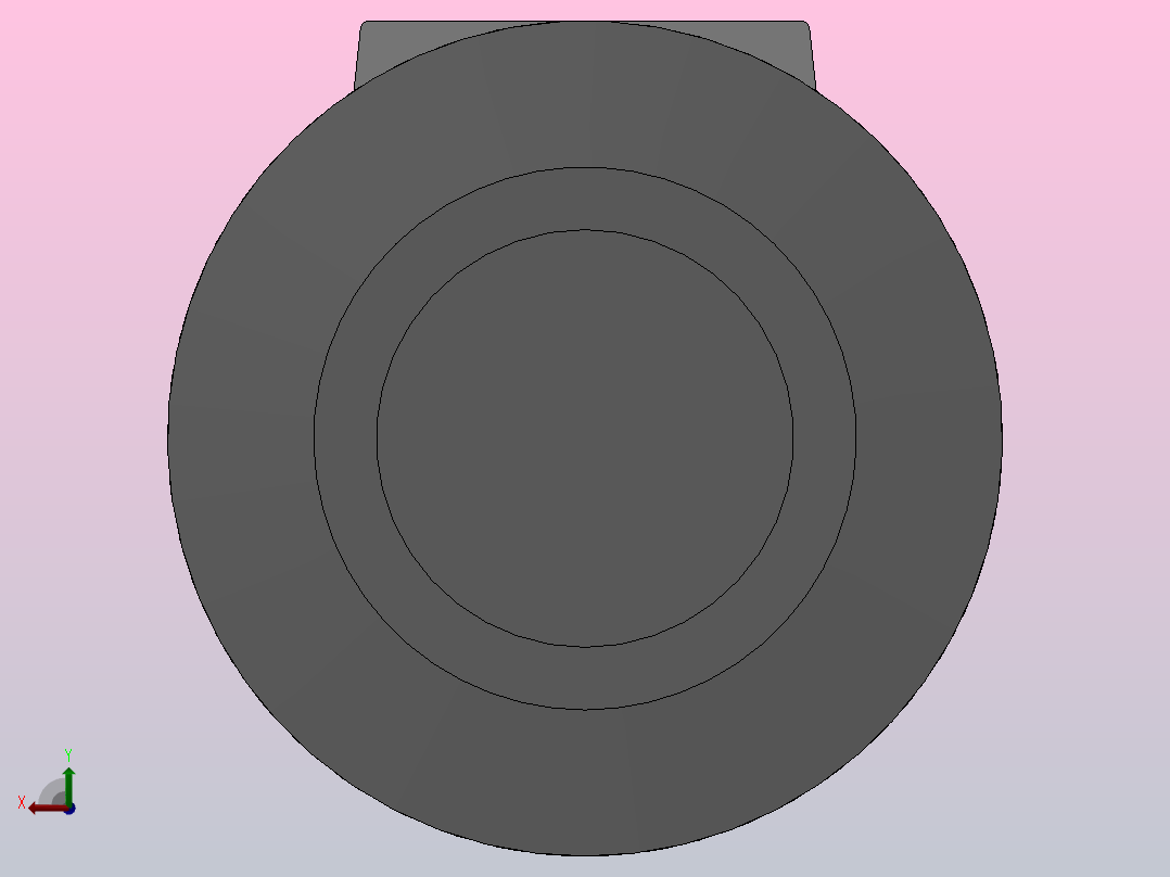 CRB2 叶片旋转气缸(带角度调整单元)[CRB2BWU20-90SZ]后视图