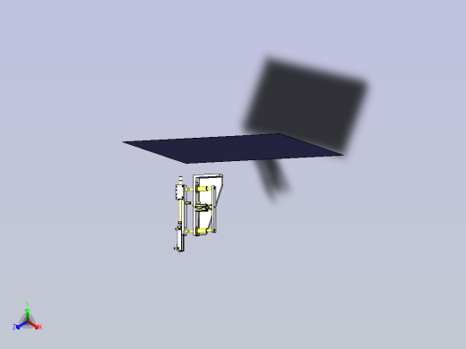一种定位组件避让机构3D图纸
