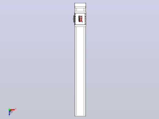 滚珠丝杠直线轴带导轨全封闭TPA-HCR-85D-1610C-L650-MP-Y-P20-N3俯视缩略图