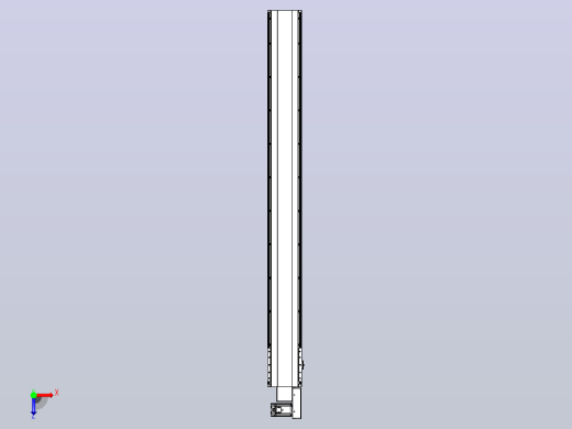 皮带直线轴半封闭可选导轨TPA-HNB-202D-140-L1900-MR-C-P75-N3俯视缩略图