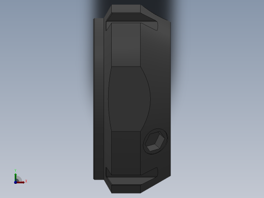NFA斜角锁紧螺母[NFA M30×1.5]前视缩略图