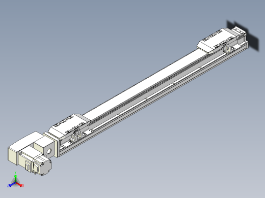 皮带直线轴双滑块型TPA-GCBS-50-P42-L200-QL-M10-N3主视缩略图