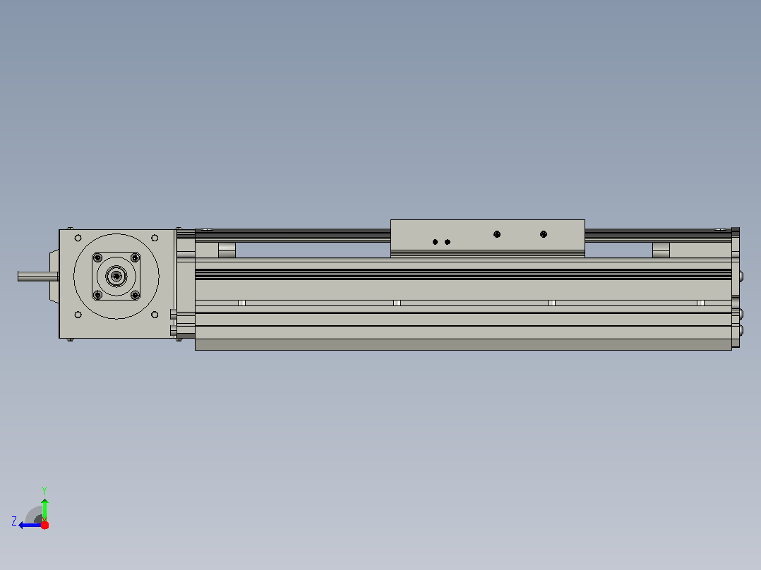 MT120BT半封闭皮带滑台[MT120BT.L100.100.RT.P40.C3]右视图