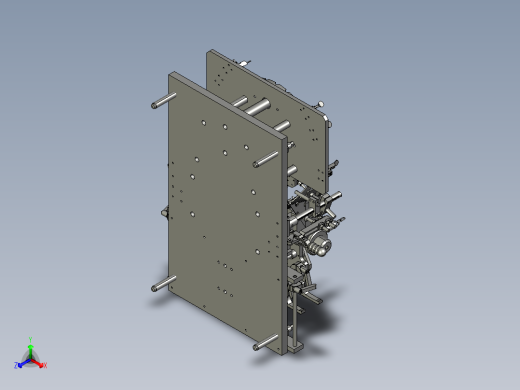 钢包芯焊接夹具step