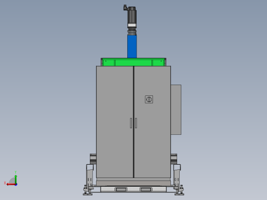 汽车电机壳体压装产线sw18可编辑后视缩略图