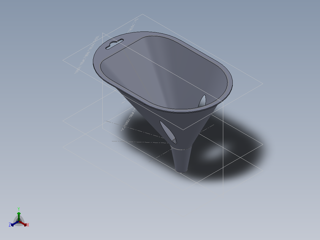 油罐口正等轴测图