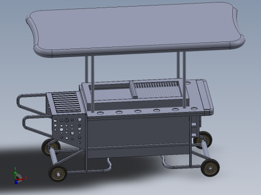夜市路边摊小推车