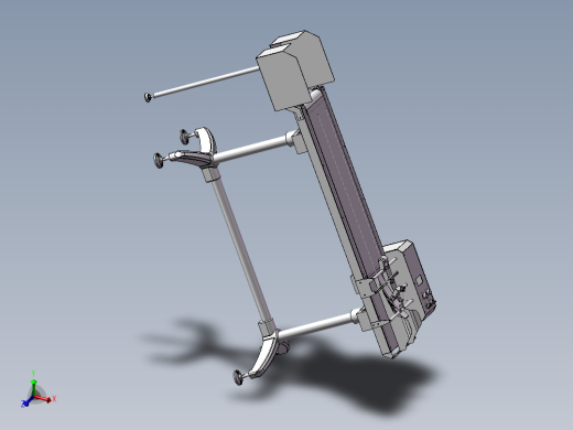 分页机3D图纸 机械设计图纸参考 非标自动化机械3D图纸设计1