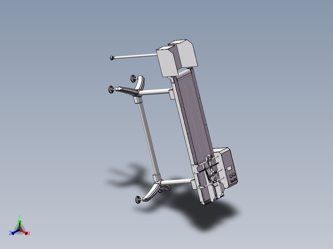 分页机3D图纸 机械设计图纸参考 非标自动化机械3D图纸设计1正等轴测图