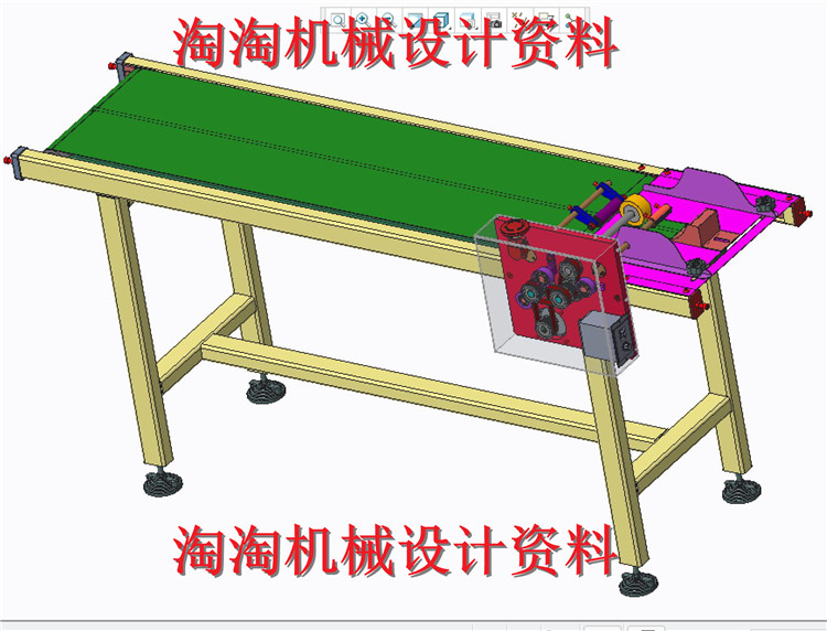分页机3D图纸 机械设计图纸参考 非标自动化机械3D图纸设计1