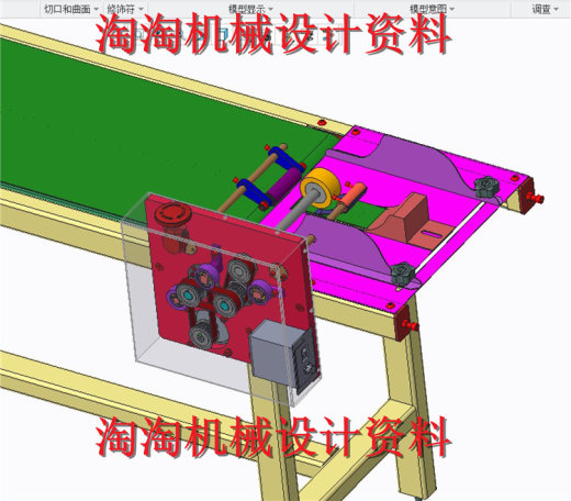 分页机3D图纸 机械设计图纸参考 非标自动化机械3D图纸设计1缩略图