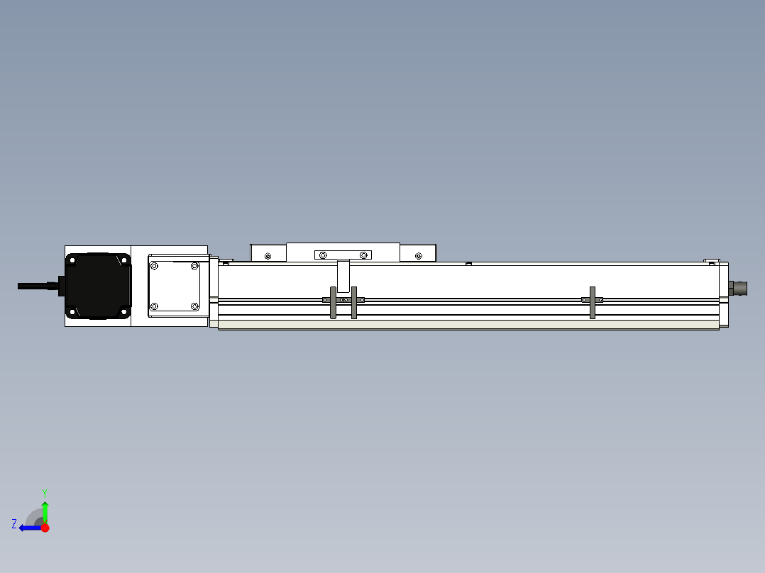 Toyo东佑达直线模组-ECB17-300-L-M75右视图