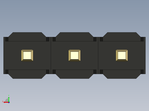 彩色公头100mil（2.54mm）系列-DS1021_black_1x03p_100mil_Type5_rev1.0后视缩略图