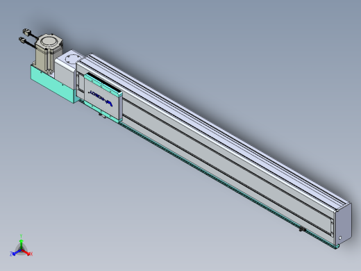 威洛博VBC同步带传动一无尘环境VBC14-L45-S900-BL-ZP75-C3正等轴测缩略图