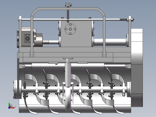 果园除草机设计-碎草机【含三维SolidWorks及9张CAD图纸】前视缩略图
