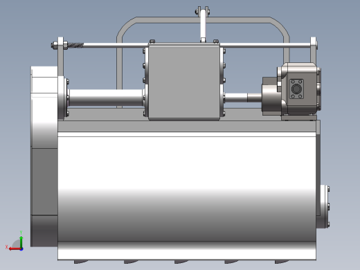 果园除草机设计-碎草机【含三维SolidWorks及9张CAD图纸】后视缩略图