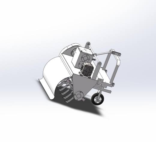 果园除草机设计-碎草机【含三维SolidWorks及9张CAD图纸】缩略图