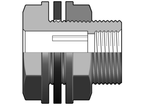 31LIFV 用溶剂焊接插座D罐接头，螺纹接头，螺纹接头拧紧螺母女R1和EPDM或FPM平垫圈