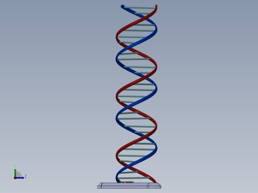 DNA基因染色体左视缩略图