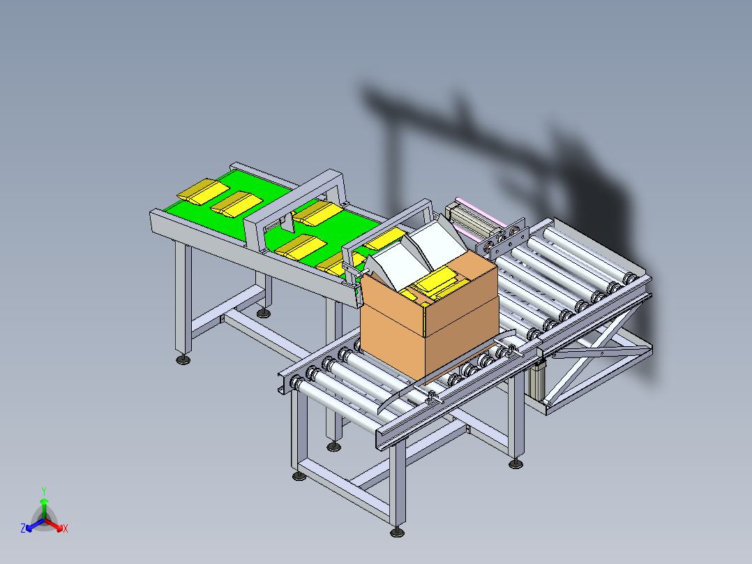 装箱线设计三维图==1469571==160正等轴测图