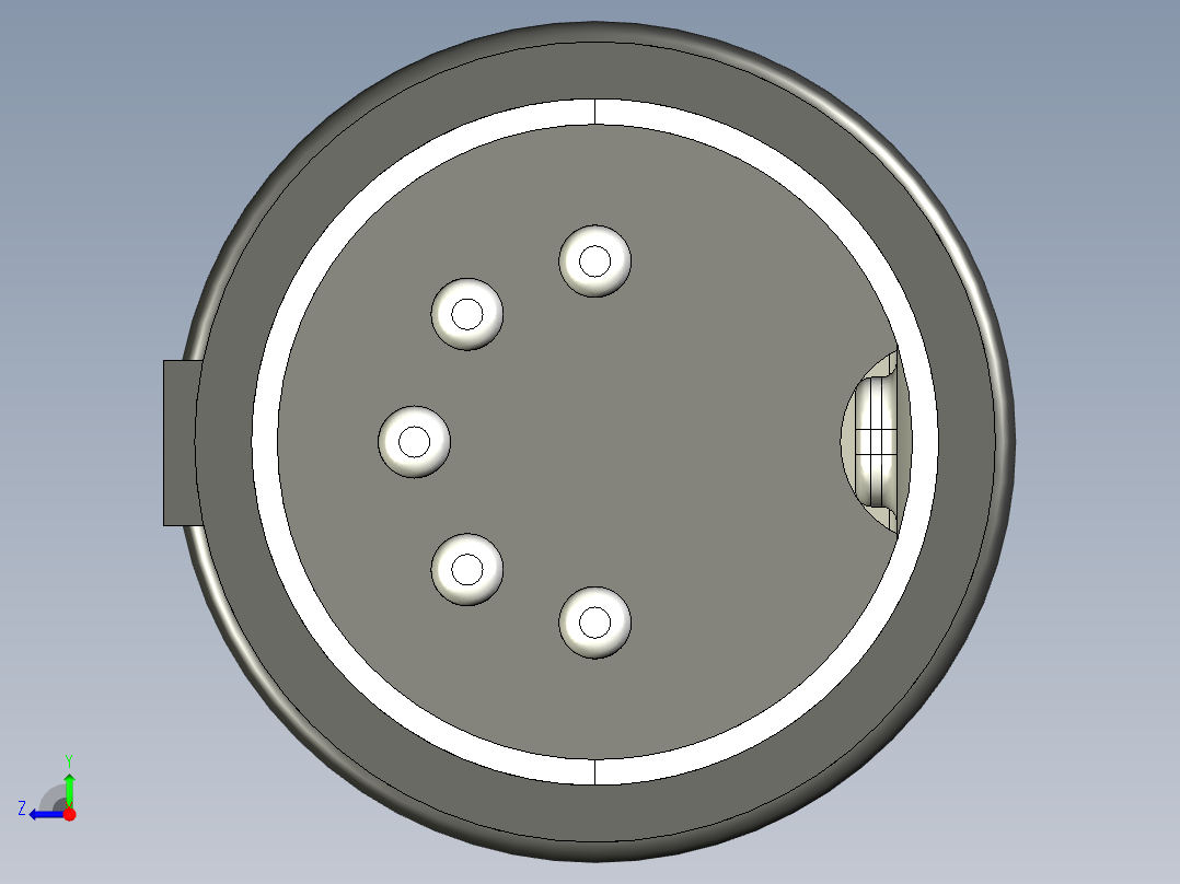 连接器5-онц-вг标准右视图