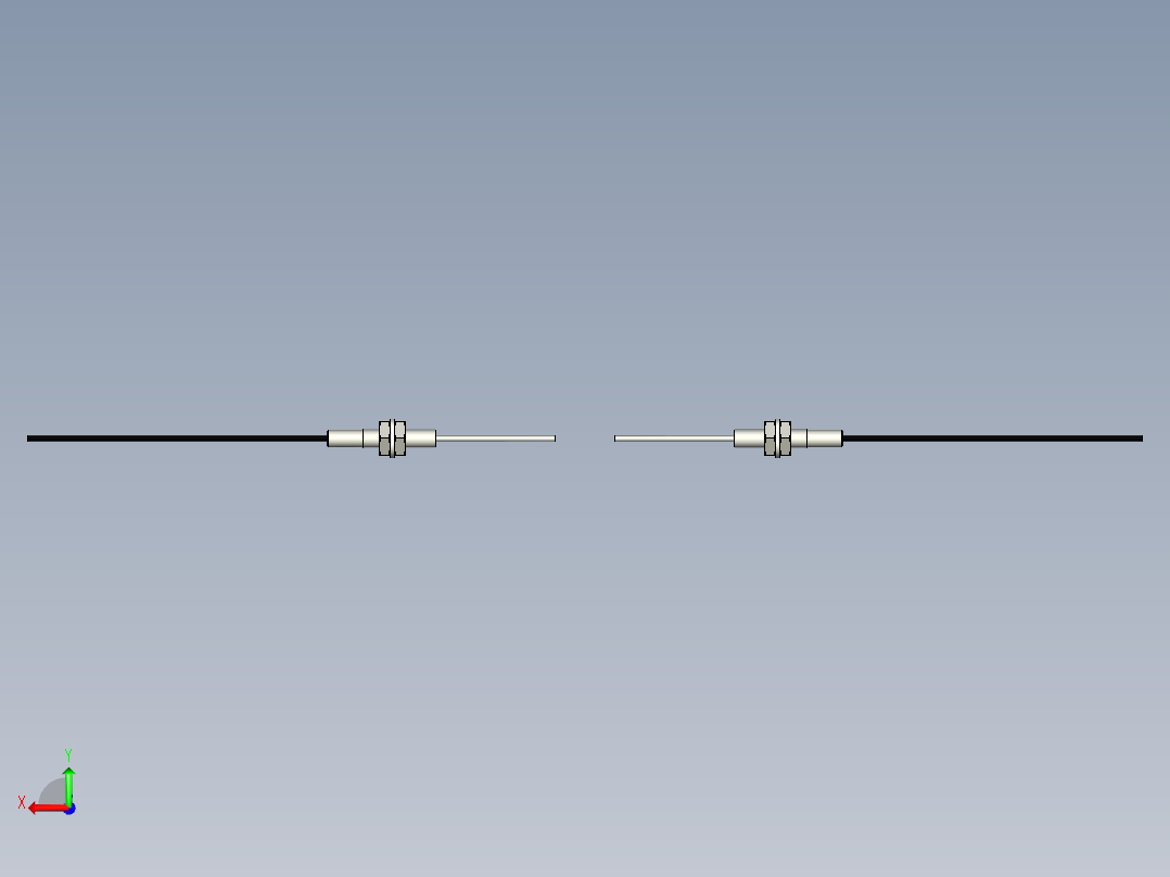 光纤元件对射型FT-D310-S后视图