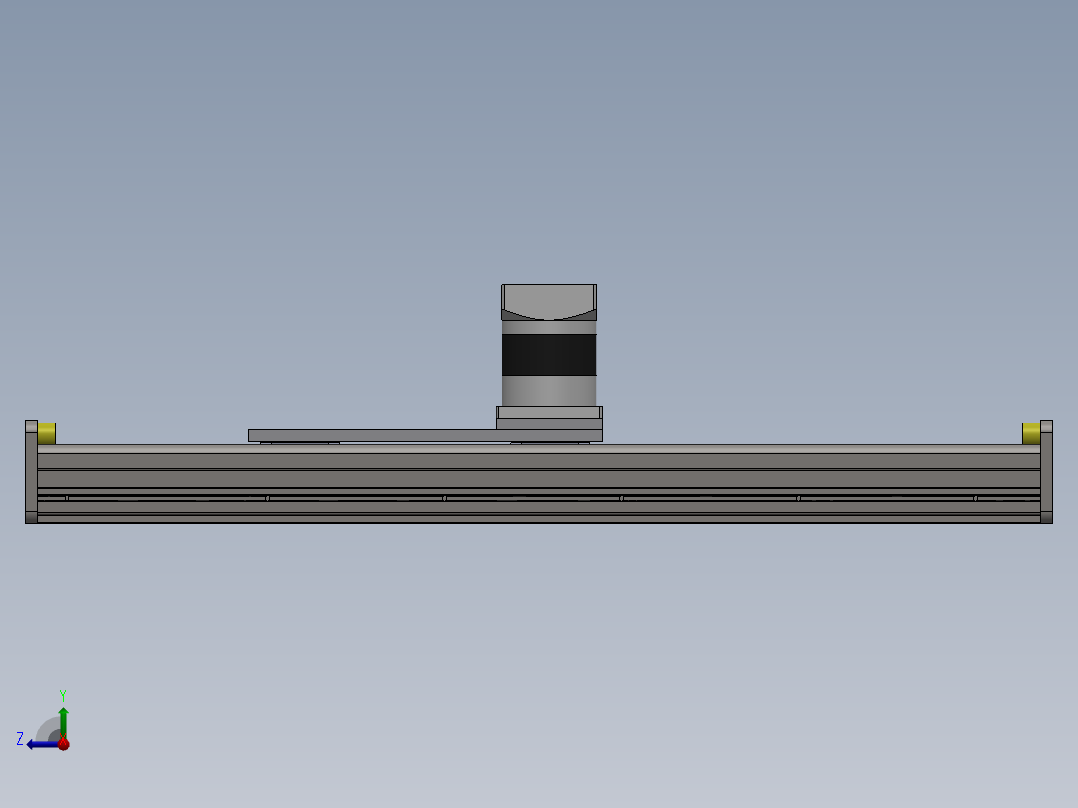 电动滑台模组ZDM175模型右视图