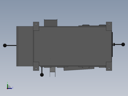 空管自动切管机三维模型左视缩略图