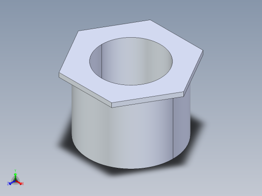 CPVC管件16-Sch80_ReducerBushing_SxSPIG_9837-250_2in x 1.25in正等轴测缩略图