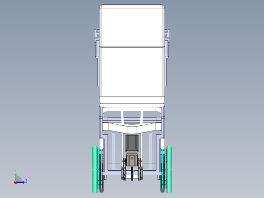 行星轮式电动爬楼轮椅10左视缩略图