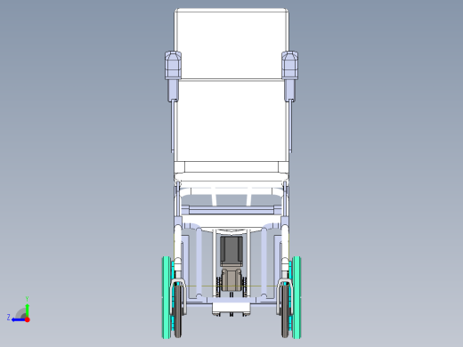 行星轮式电动爬楼轮椅10右视缩略图