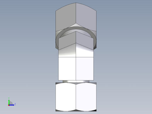 卡套式工业通用硬管接头EO_Swivel_nut_45_deg_elbow_EV10SCF左视缩略图