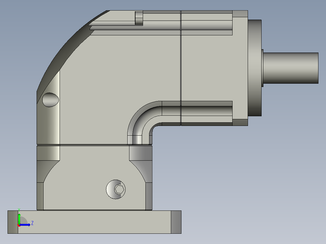 斜齿ZPGH060-L1 19-80-100-M6.STEP左视图