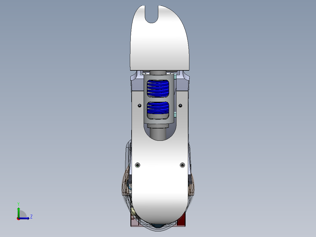 下肢假肢左视图