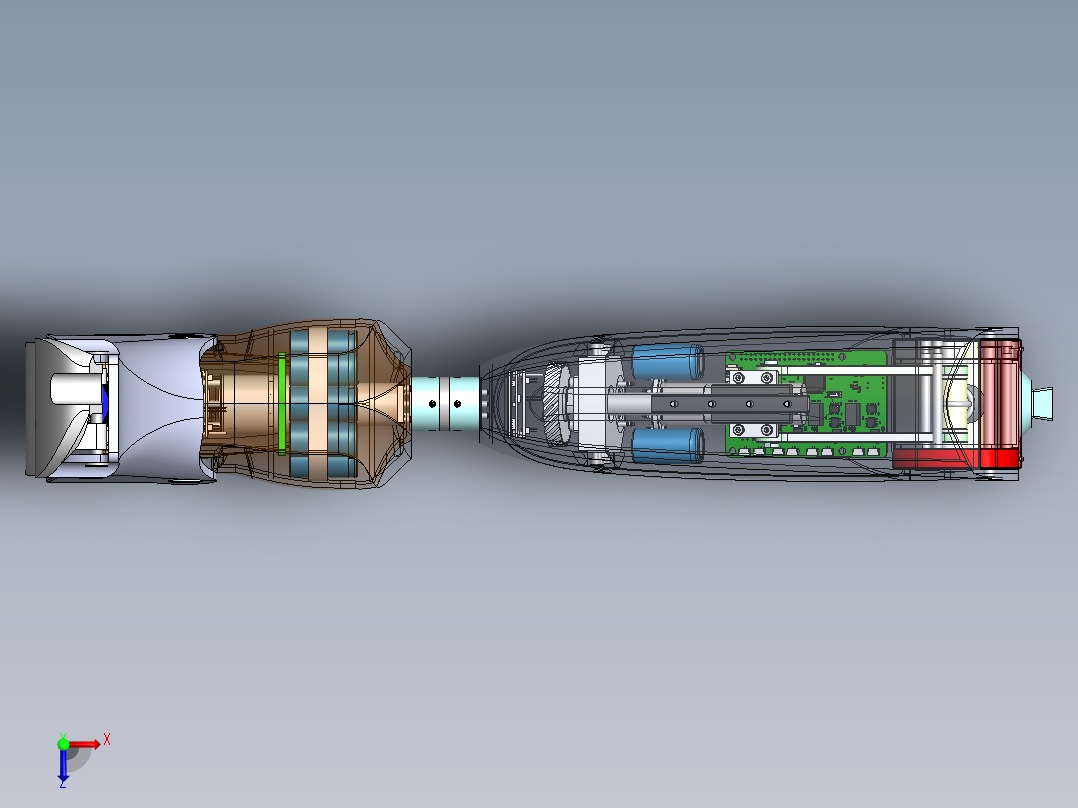 下肢假肢俯视图