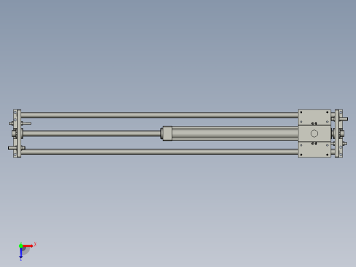 SLIDE 无杆气缸-PSC-N俯视缩略图